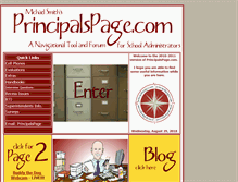 Tablet Screenshot of principalspage.com